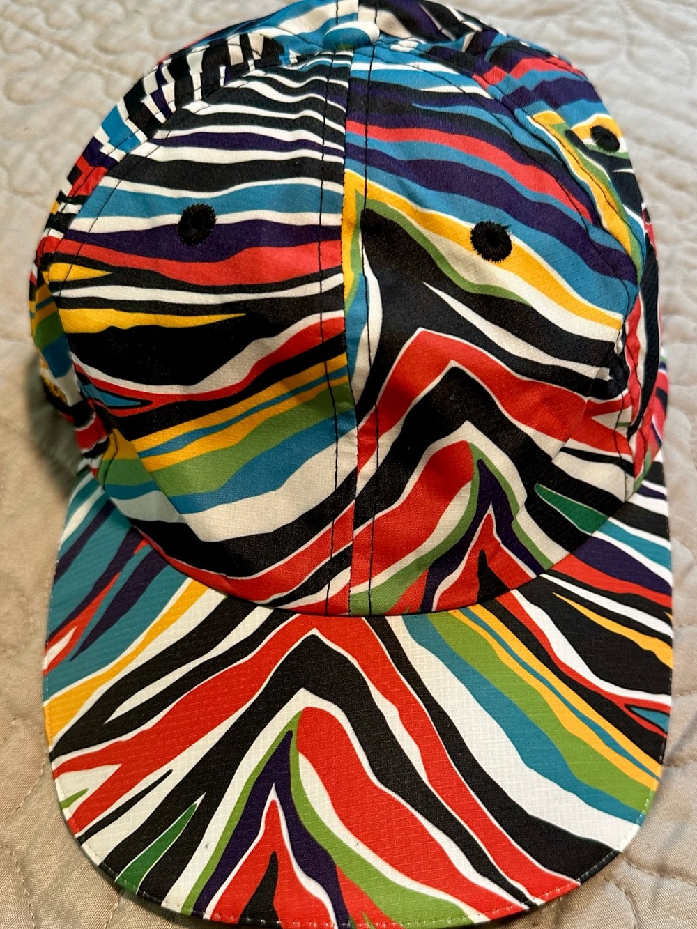 Loudmouth Multicolor Striped Baseball Cap